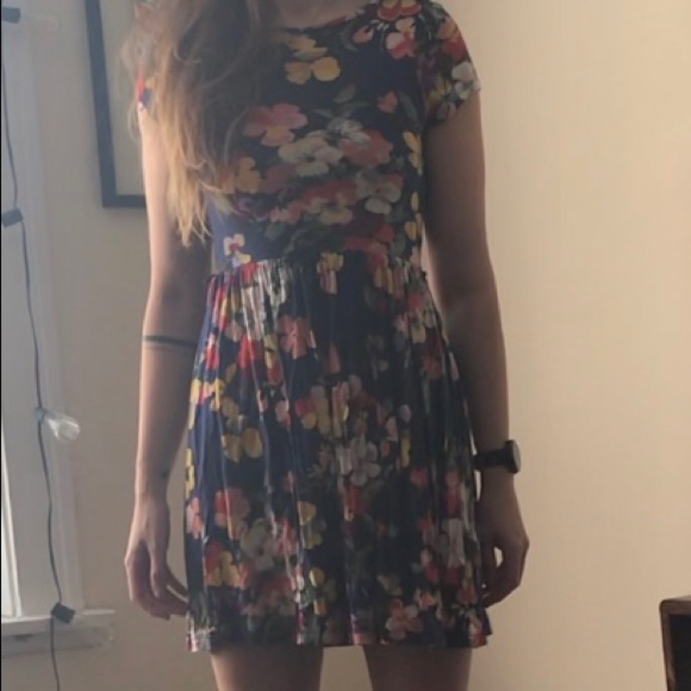 Floral skater dress